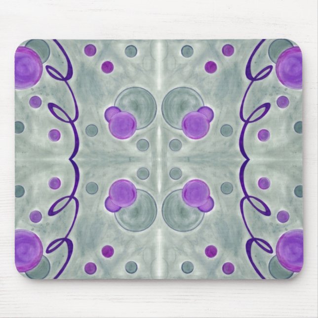 Gray Globes Blanket Mousepad (Vorne)