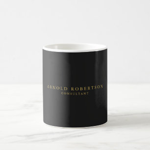 Gray Gold Farbe Beruflich Minimalistisch klassisch Kaffeetasse