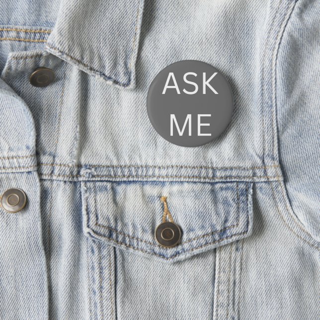 Gray Gray Frag Me - Button Business & Volunteers (Beispiel)