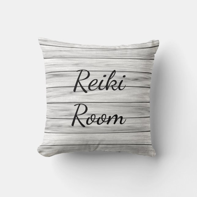 Gray Gray Reiki Room Kissen (Vorderseite)