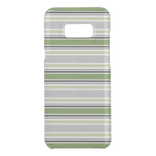 Gray Green and Black Stripes Pattern Get Uncommon Samsung Galaxy S8 Plus Hülle