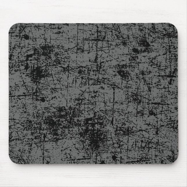 Gray Grunge Mousepad (Vorne)