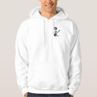 Gray Guitarist Hoodie