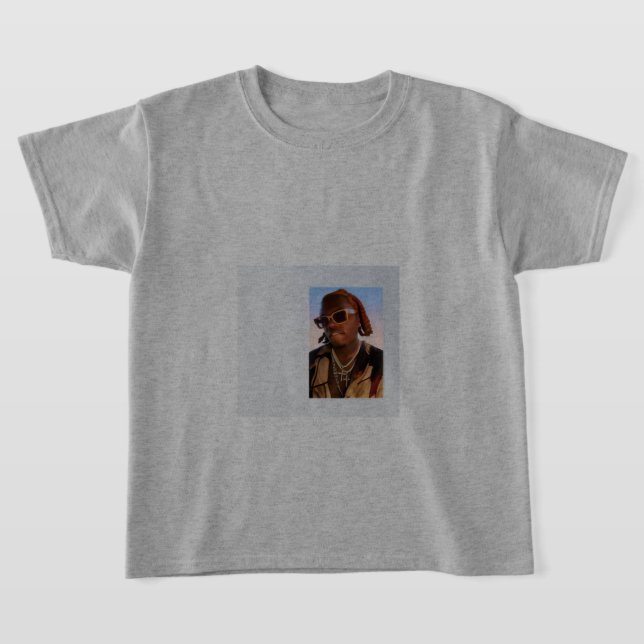 Gray Gunna Wunna T - Shirt for Boys  (Ablage )