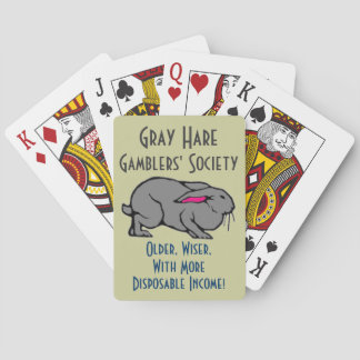 Gray Hare Gamblers Spielkarten