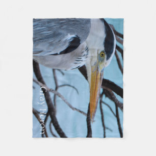 Gray Heron Fleecedecke