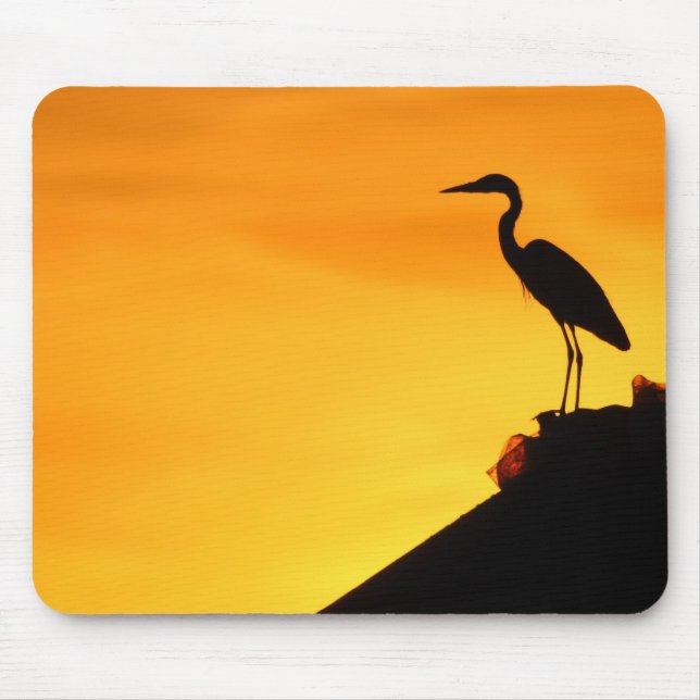 Gray Heron Mousepad (Vorne)