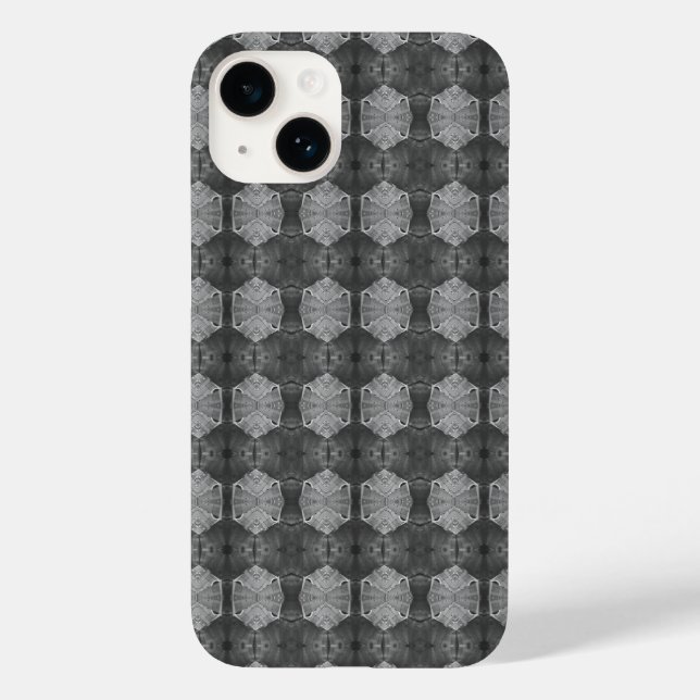 Gray Hexagon Case-Mate iPhone 14 Hülle (Rückseite)