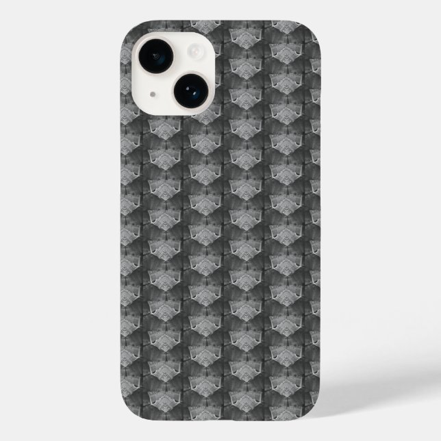 Gray Hexagon Var Case-Mate iPhone 14 Hülle (Rückseite)