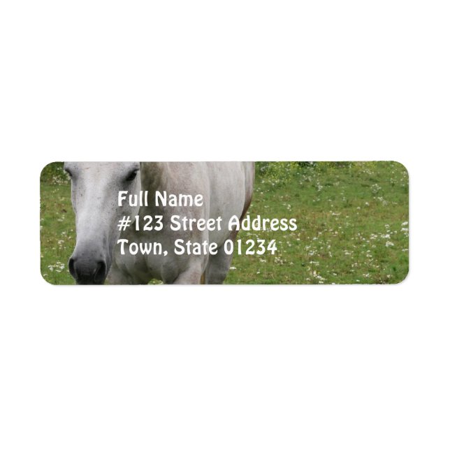 Gray Horse Mailing Labels (Vorne)