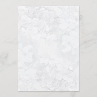 Gray Hydrangea Floral Program Fan Paper Programm