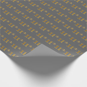 Gray, Imitate Gold 11. (Elfte) Veranstaltung Geschenkpapier