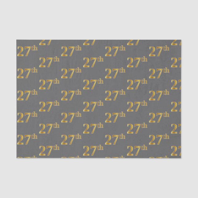 Gray, Imitate Gold 27. (27.) Veranstaltung Seidenpapier (Vorderseite)