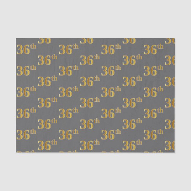 Gray, Imitate Gold 36. (36.) Veranstaltung Seidenpapier (Vorderseite)