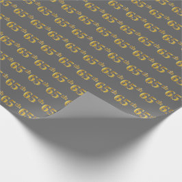Gray, Imitate Gold 65. (65.) Veranstaltung Geschenkpapier