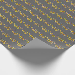 Gray, Imitate Gold 66. (66.) Veranstaltung Geschenkpapier