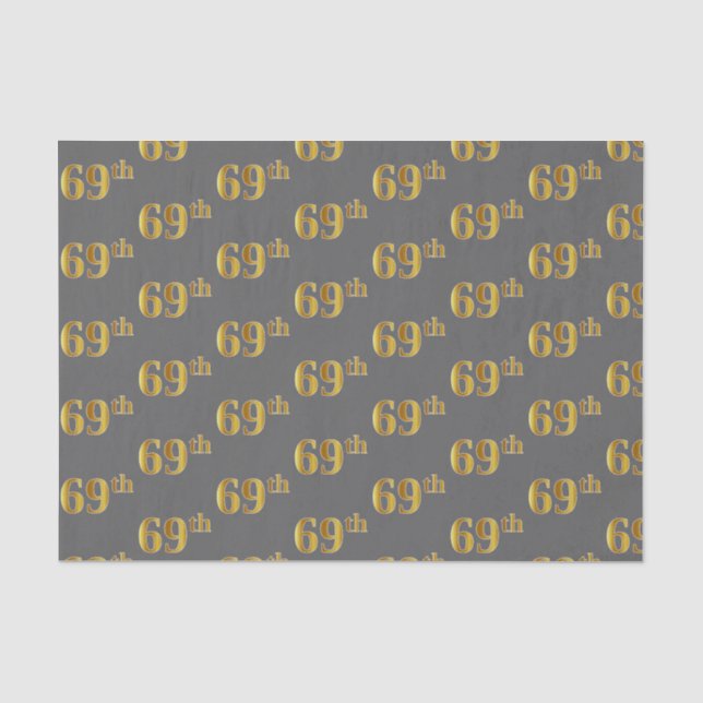 Gray, Imitate Gold 69. (69.-9.) Veranstaltung Seidenpapier (Vorderseite)