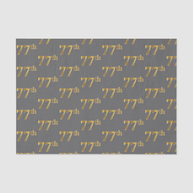 Gray, Imitate Gold 77. (77.-7.) Veranstaltung Seidenpapier (Vorderseite)