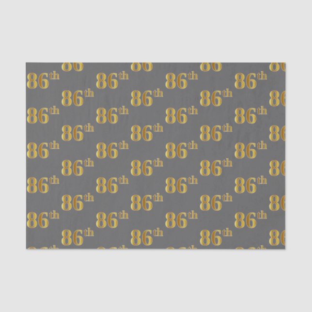 Gray, Imitate Gold 86. (86.) Event Seidenpapier (Vorderseite)
