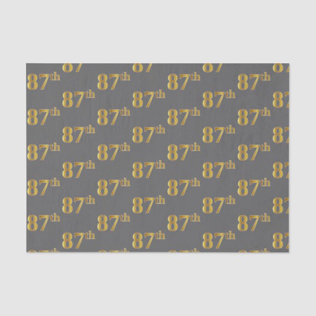 Gray, Imitate Gold 87. (87.) Event Seidenpapier (Vorderseite)