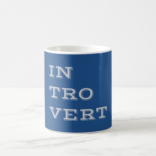 Gray Introvert Tasse (Mittel)