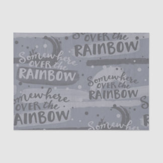GRAY IRGENDWO ÜBER DEM RAINBOW SEIDENPAPIER