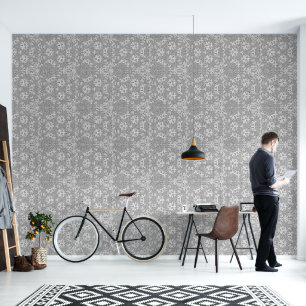 Gray Kaleidoscope Tapete