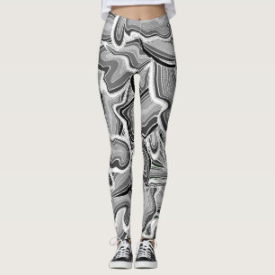 Gray Liquid Leggings