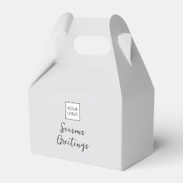 Gray Logo Text Promotional Business Packaging Geschenkschachtel