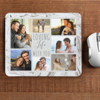 Gray Marble 7 Foto Collage - Love Life with you