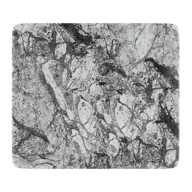 Gray Marble Look Schneidebrett (Vorderseite)