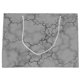 Gray Marble Muster Vatertag Große Geschenktüte