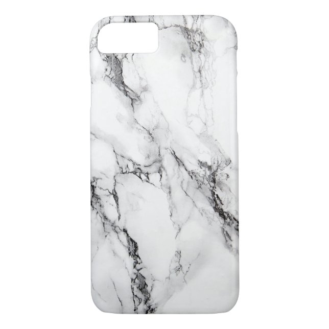 Gray Marble Stone Black Crack Case-Mate iPhone Hülle (Rückseite)