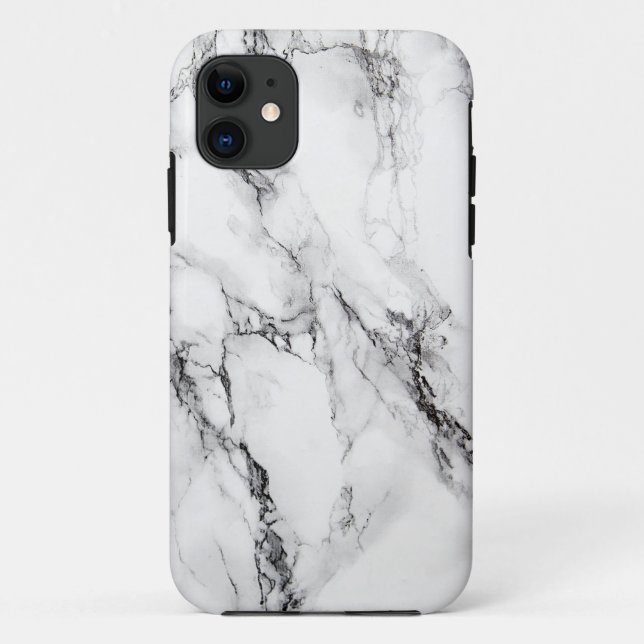 Gray Marble Stone Pattern Case-Mate iPhone Hülle (Rückseite)