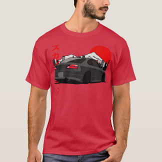 Gray Nissan Silvia S15 Back View T-Shirt