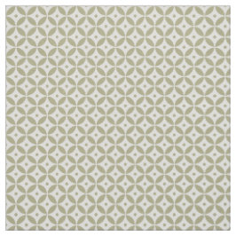 Gray Olive Geometric Muster Shippo. Yacht Fabric Stoff