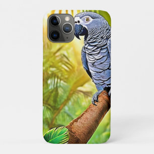 Gray Parrot Perch Case-Mate iPhone Hülle