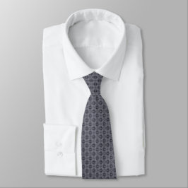 Gray Pattern Men's Krawatte