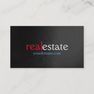 Gray Pattern Real Anwesen Agent Trendy Beruflich Visitenkarte
