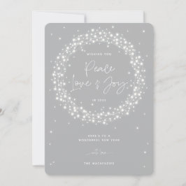 Gray Peace Liebe+Joy Sparkling Lights Weihnachten