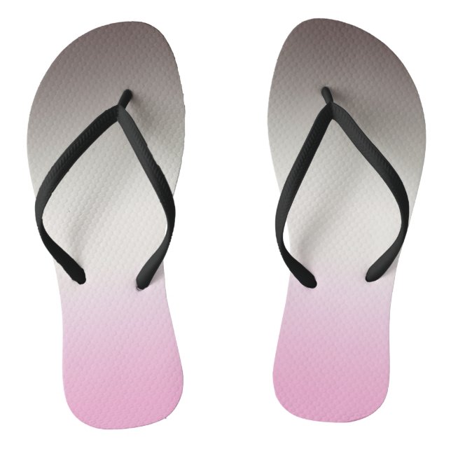 Gray Pink Shadow Flip Flops (Fußbett)