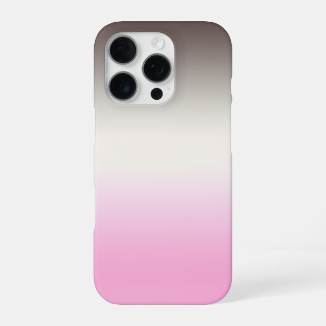 Gray Pink Shadow iPhone 16 Pro Hülle (Rückseite)