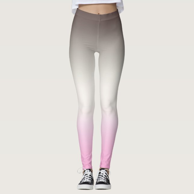 Gray Pink Shadow Leggings (Vorderseite)