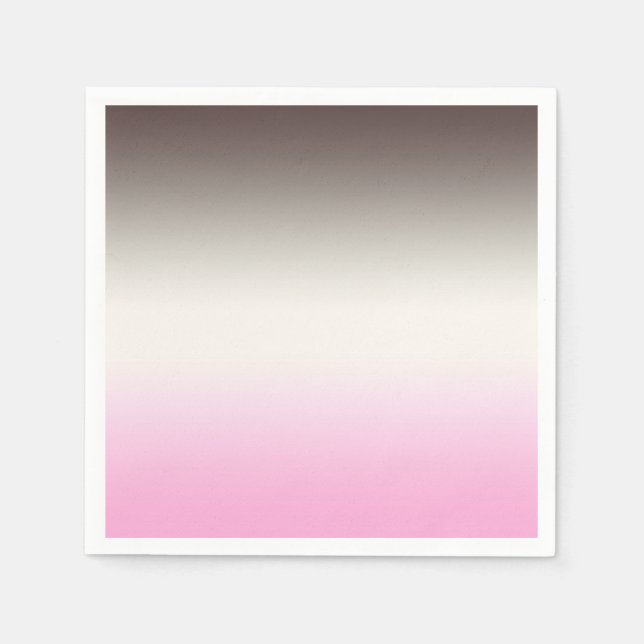 Gray Pink Shadow Serviette (Vorderseite)