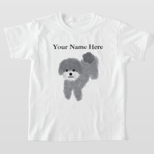 Gray Poodle #2 T - Shirt