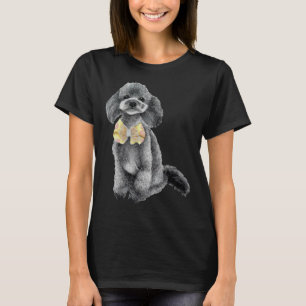 Gray Poodle T-Shirt