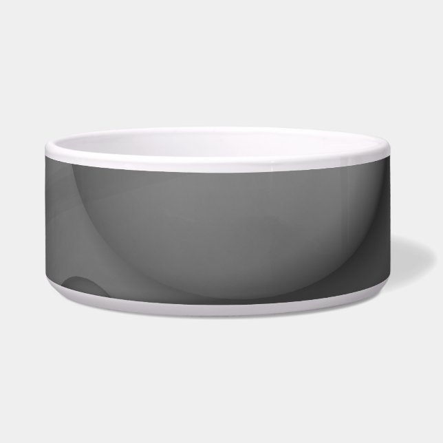 Gray Raindrop Background Napf (Vorderseite)