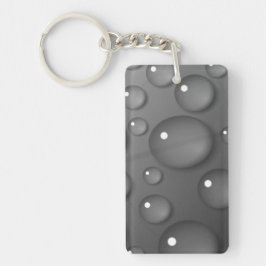 Gray Raindrop Background Schlüsselanhänger