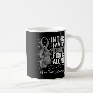 Gray Ribbon Survivor Fighter Brain Tumor Bewusstse Kaffeetasse