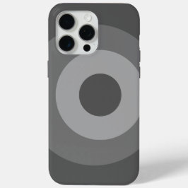Gray Round Apple iPhone 15 Pro Max Fall Case-Mate iPhone Hülle